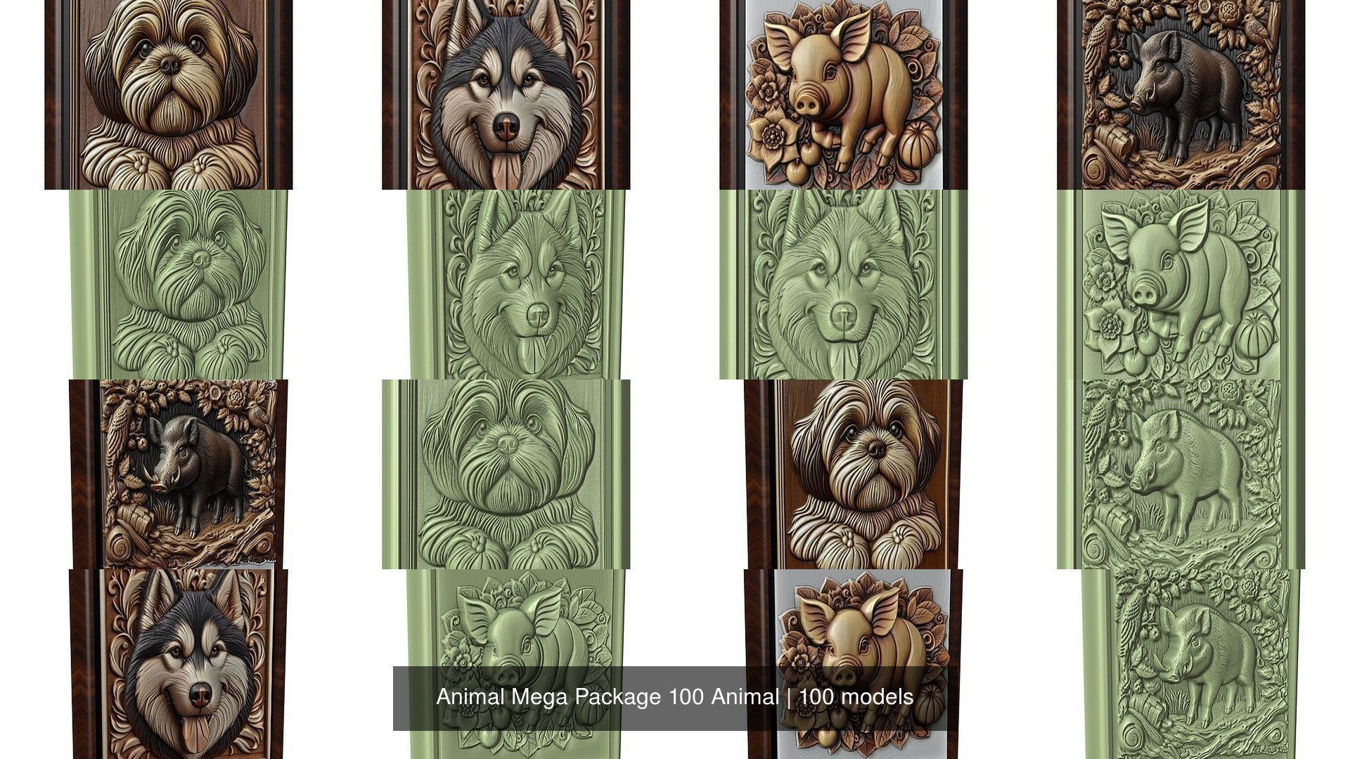Animal Mega Package 100 Animal 3D Model Collection_12