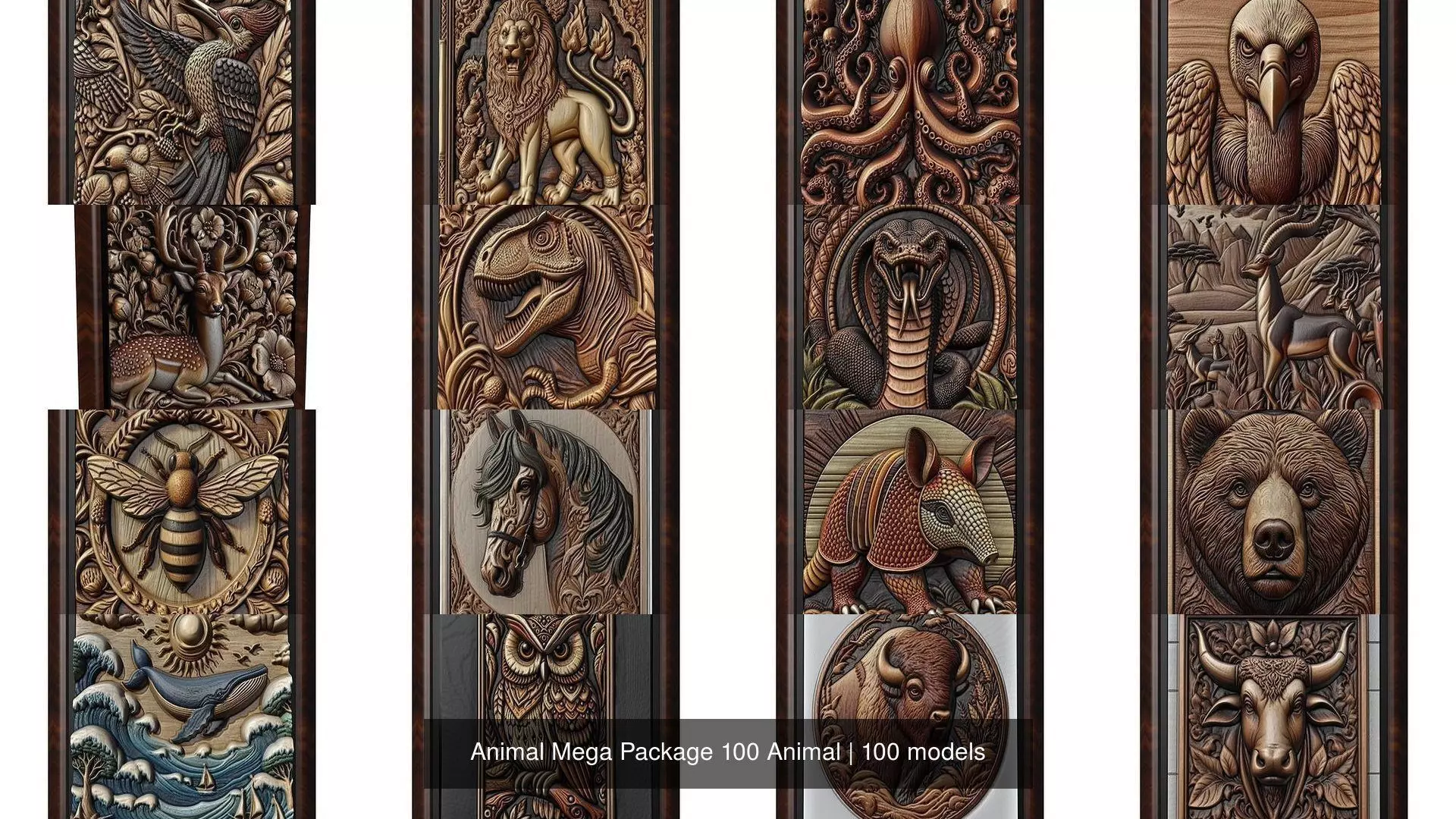 Animal Mega Package 100 Animal 3D Model Collection_0