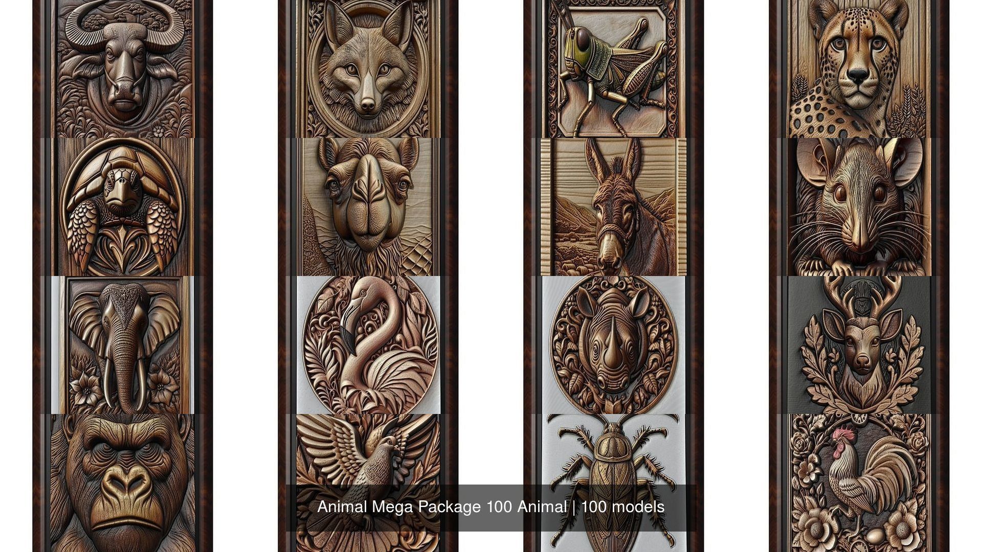 Animal Mega Package 100 Animal 3D Model Collection_2