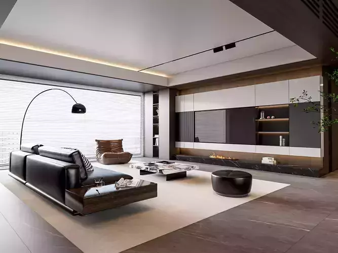 Living room 60 3D model