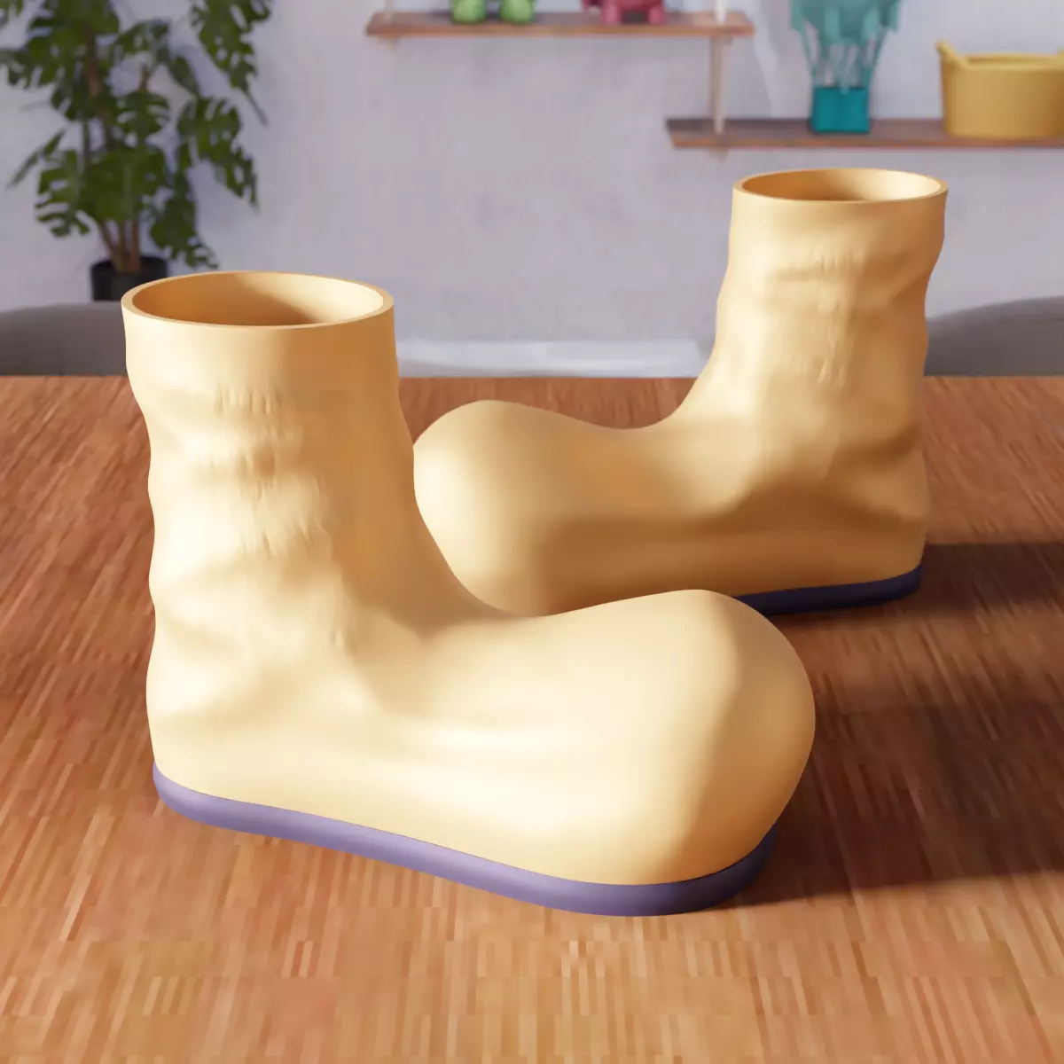 Wearable Clown Shoe - 396 3D print model_1