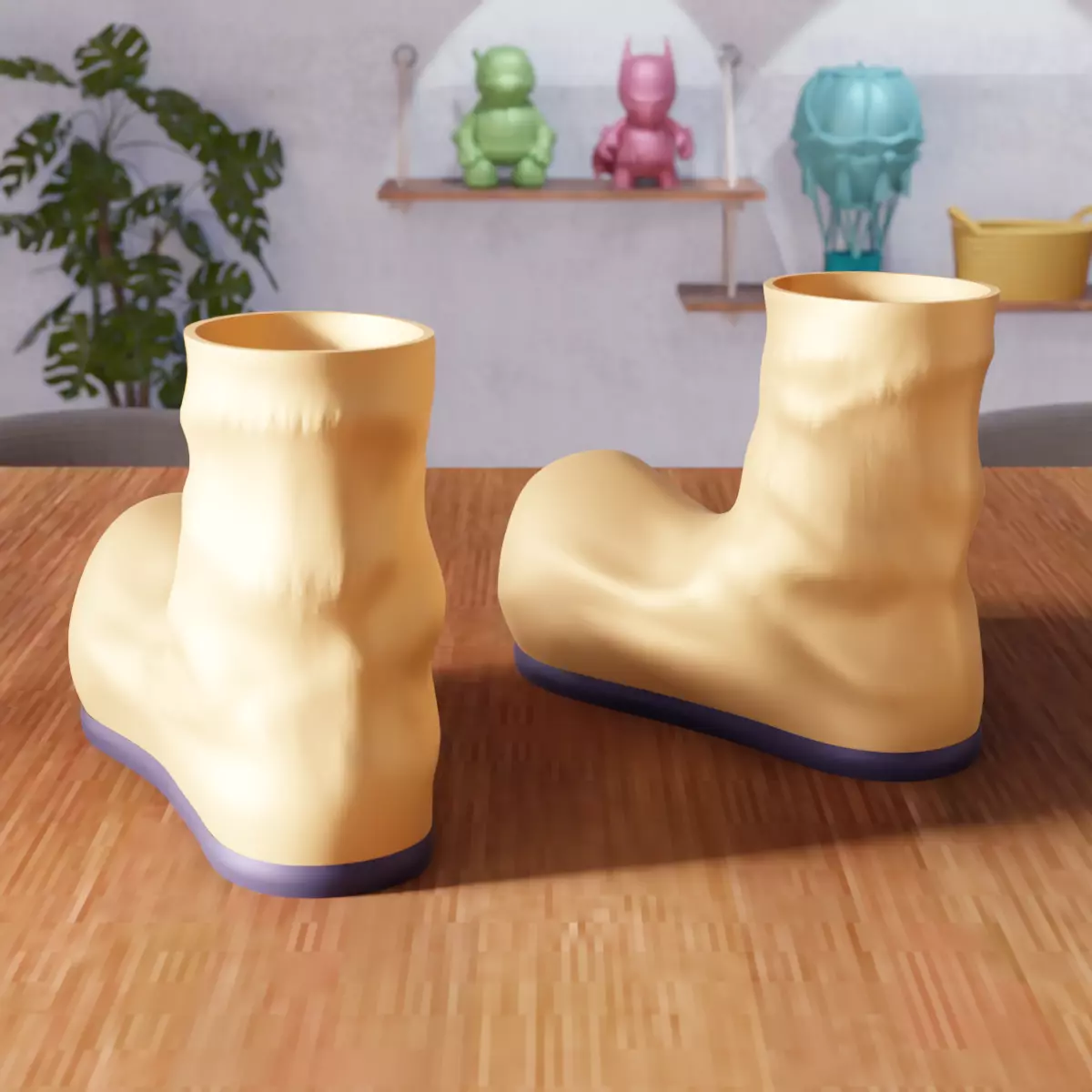 Wearable Clown Shoe - 396 3D print model_4