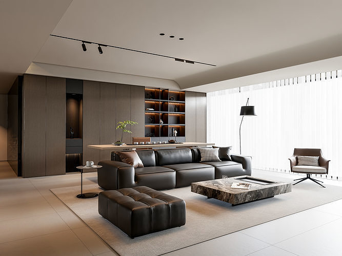 Living room 12 3D model