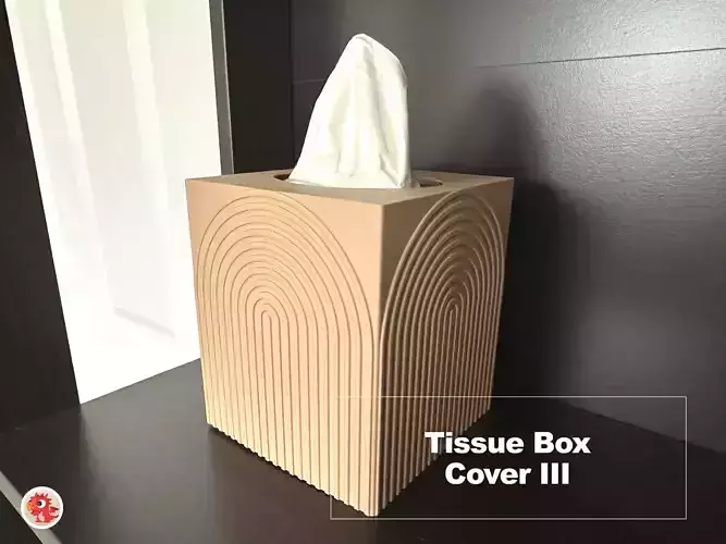 Tissue Box Cover III 3D print model