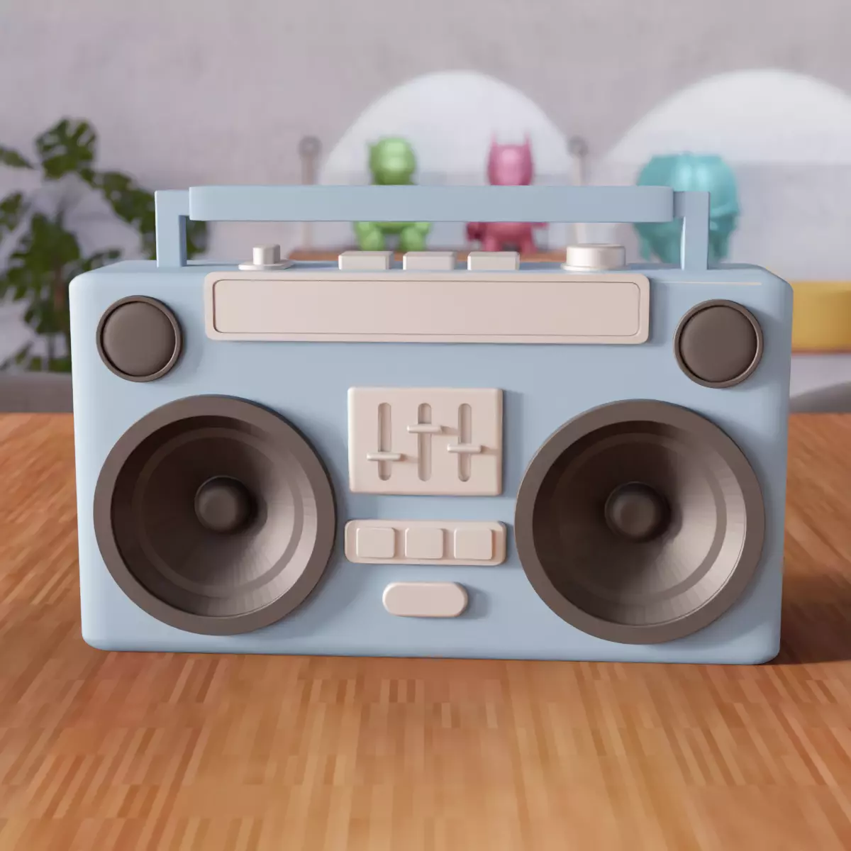 Retro Music Player - 395 3D print model