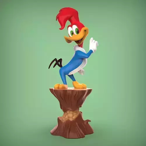 WOODY WOODPECKER 3D print model