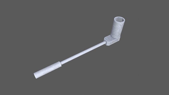 Wrench Low-poly 3D model