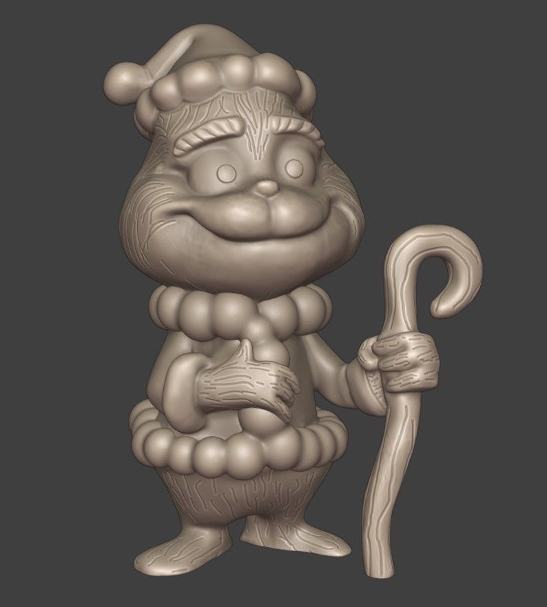 EL GRINCH NAVIDAD Christmas 3D print model_1
