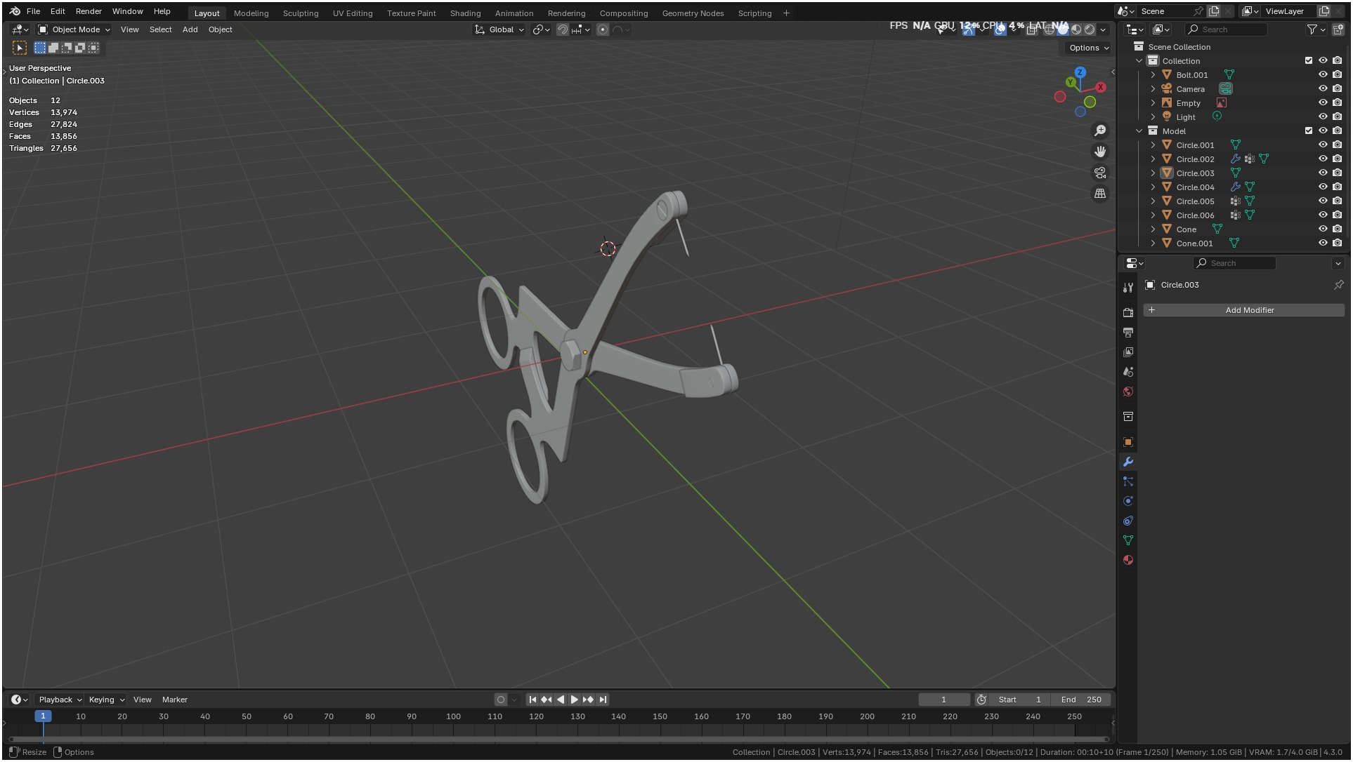 Ridge Mapping Caliper Surgical Dental 3d Model 3D model_39