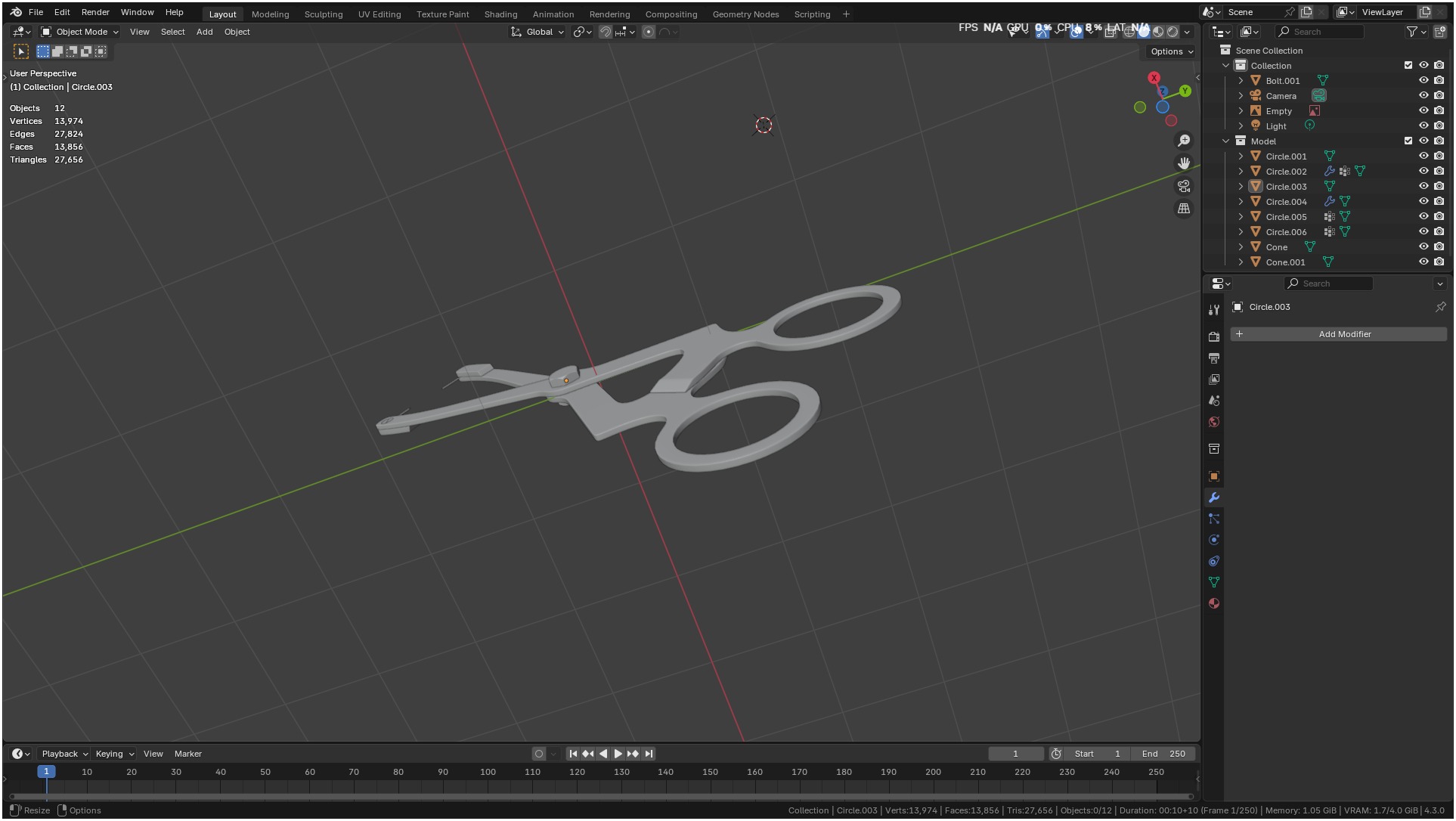 Ridge Mapping Caliper Surgical Dental 3d Model 3D model_38