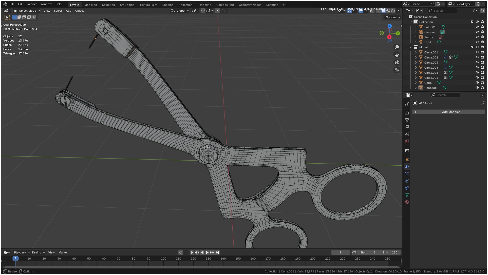Ridge Mapping Caliper Surgical Dental 3d Model 3D model_43