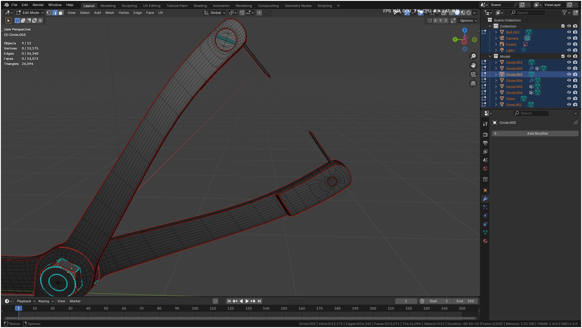 Ridge Mapping Caliper Surgical Dental 3d Model 3D model_21