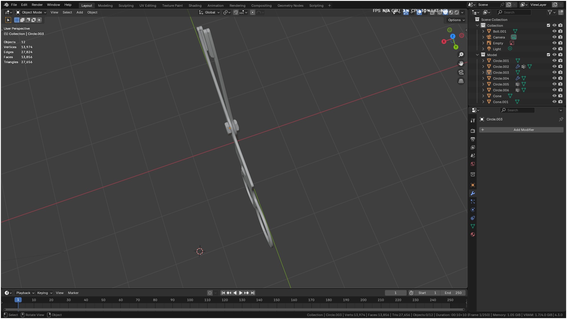 Ridge Mapping Caliper Surgical Dental 3d Model 3D model_37