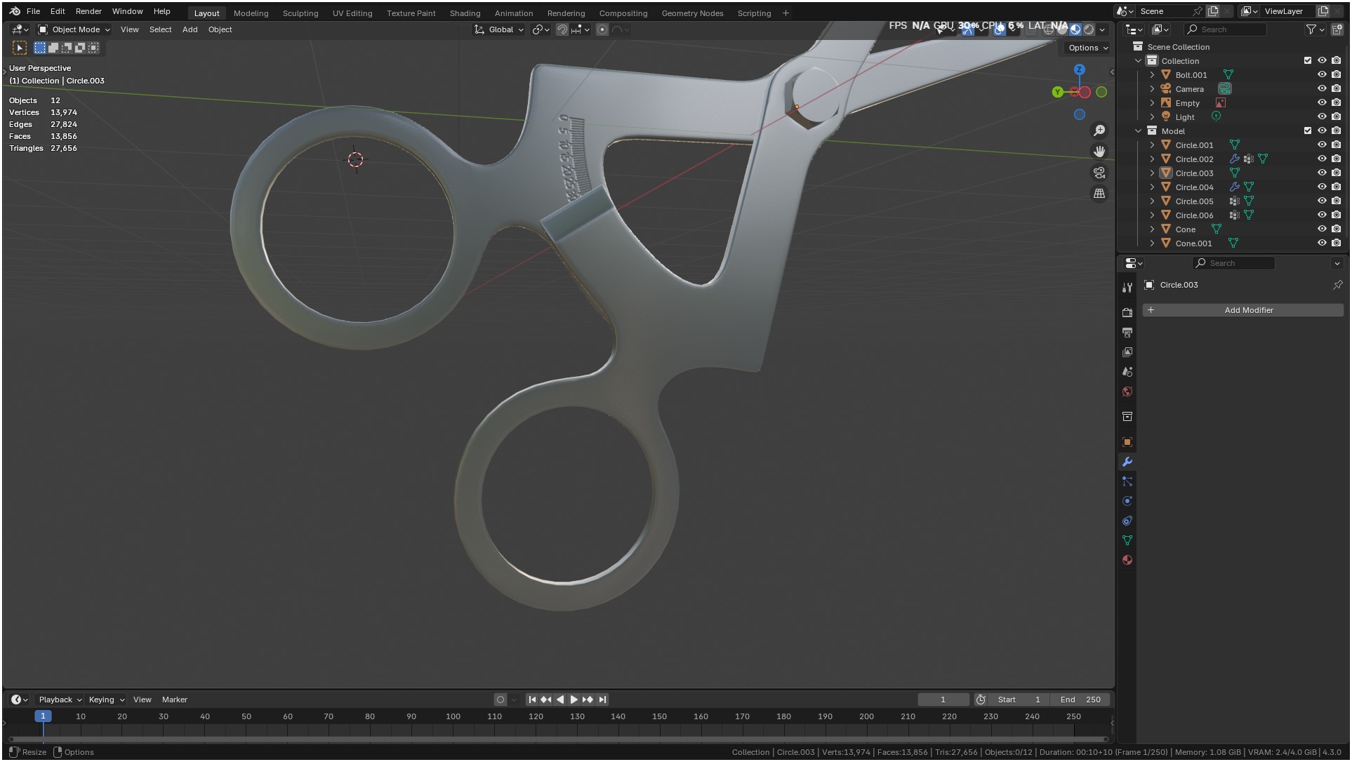 Ridge Mapping Caliper Surgical Dental 3d Model 3D model_30