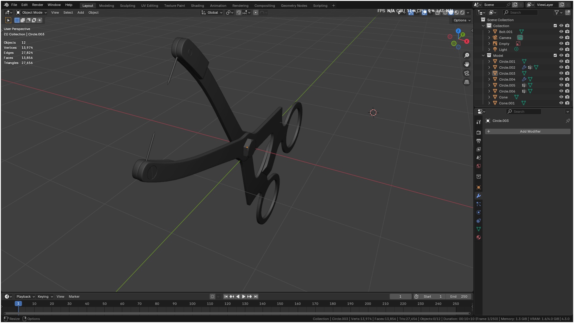Ridge Mapping Caliper Surgical Dental 3d Model 3D model_12