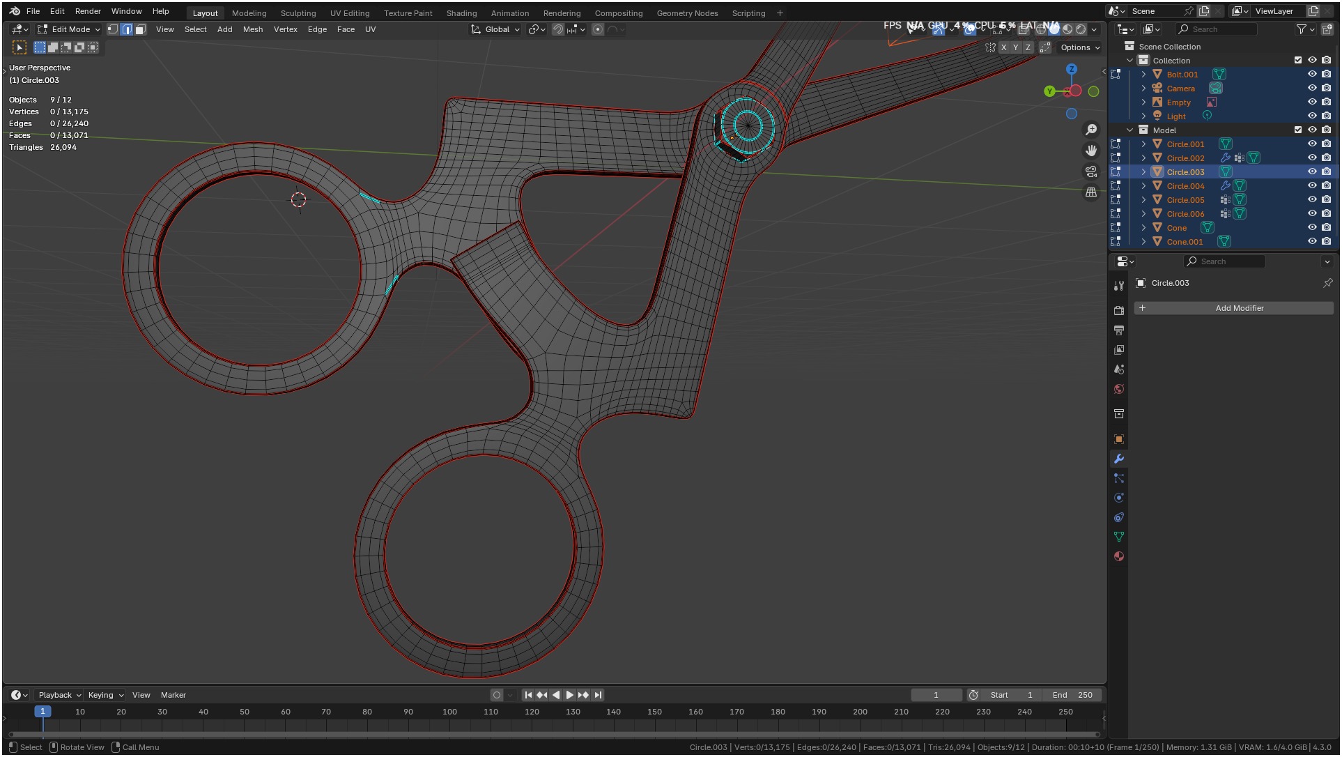 Ridge Mapping Caliper Surgical Dental 3d Model 3D model_19