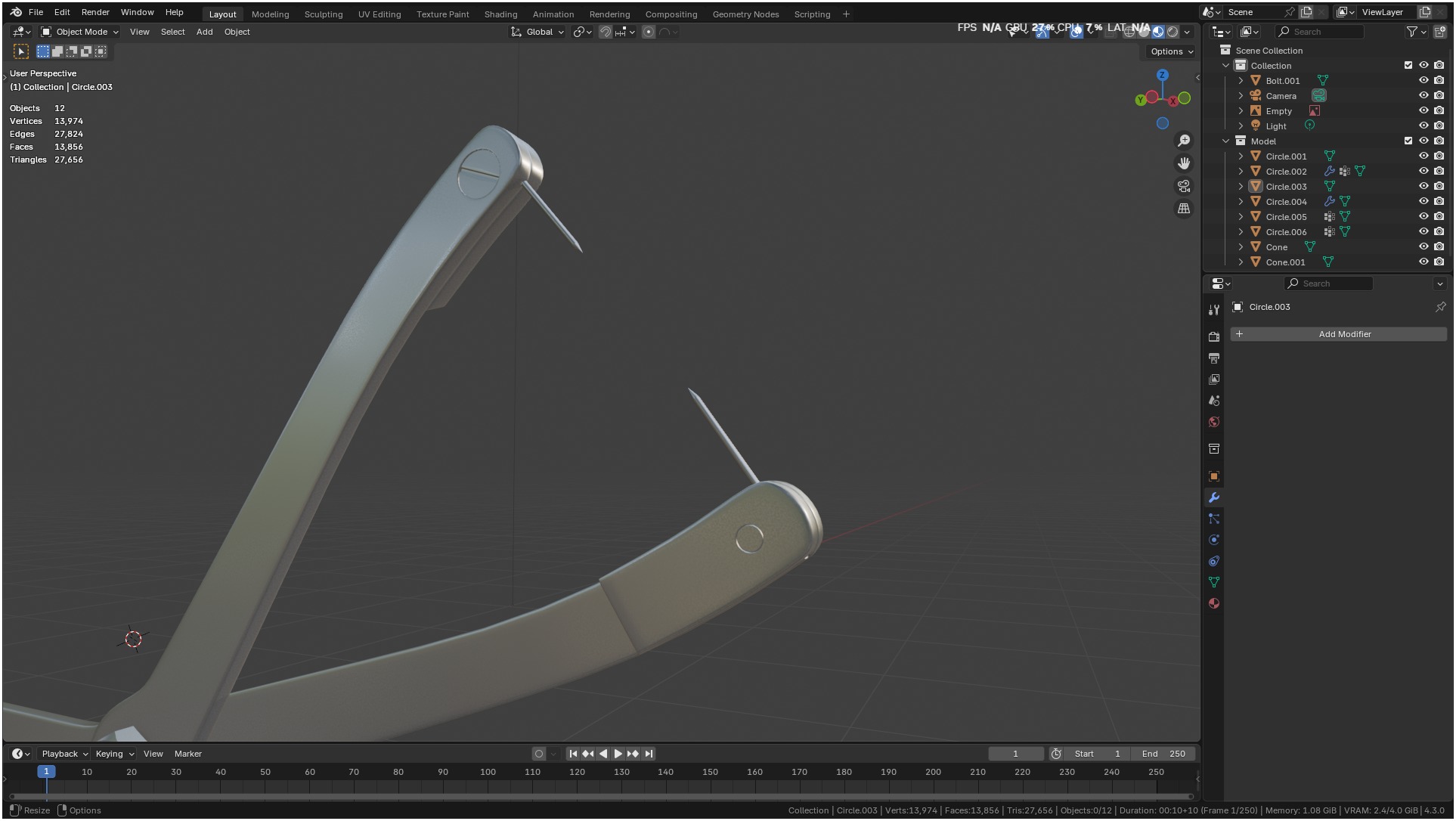 Ridge Mapping Caliper Surgical Dental 3d Model 3D model_32