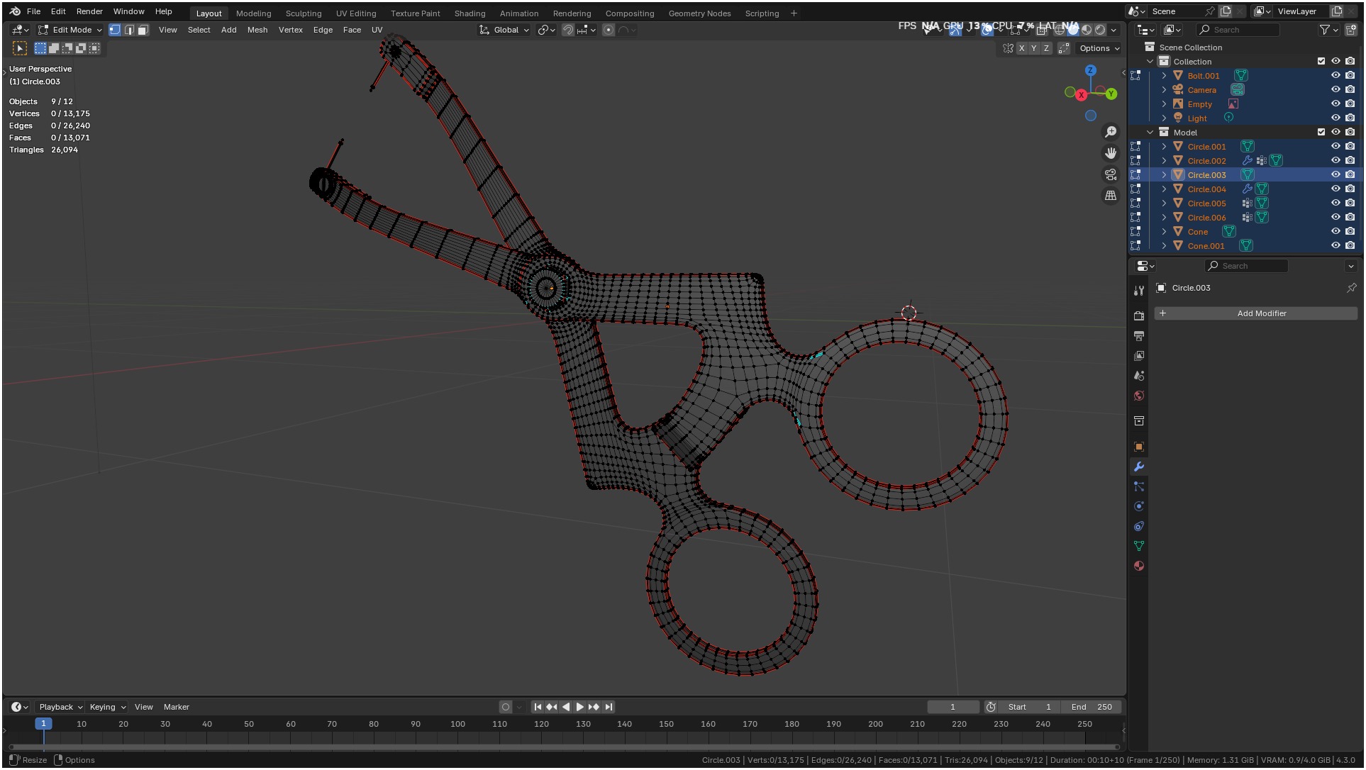 Ridge Mapping Caliper Surgical Dental 3d Model 3D model_23