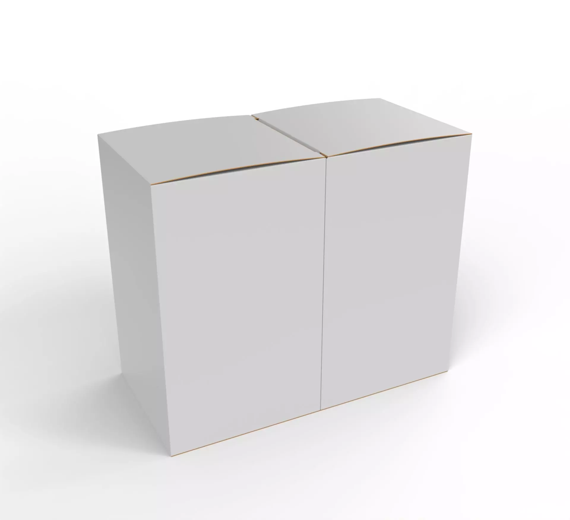 Double box packaging box 90x90x150mm Texture_0
