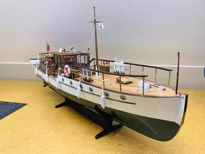 3D Print your Own BLUEBIRD OF CHELSEA Yacht 3D print model