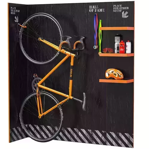 Bicycle storage system 3D model