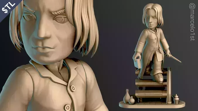 SIMPLE - HP - Severo Snape 3D print model