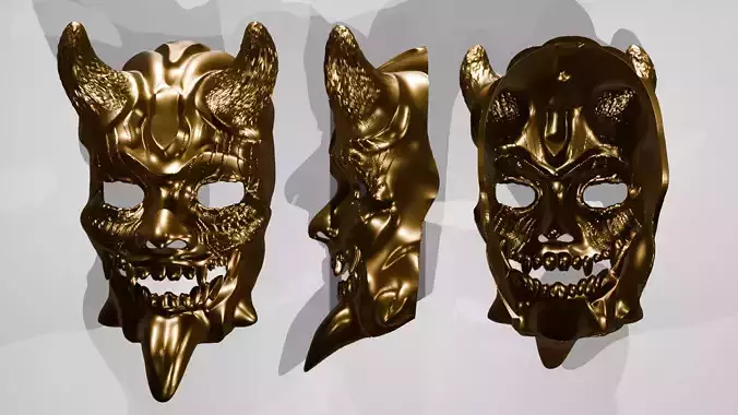 Demon Mask High Resolution