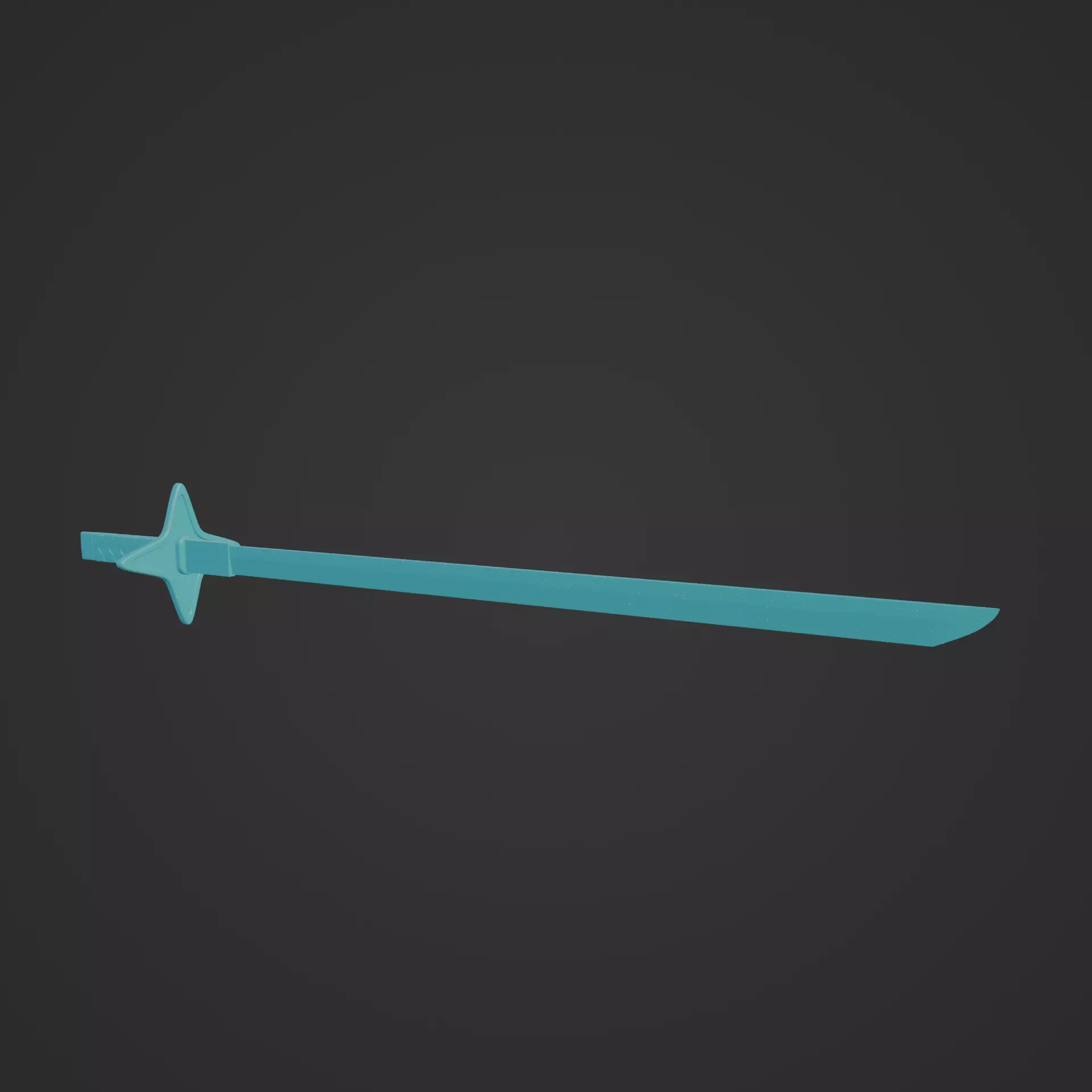 Hyorinmaru Sword  3D Model Inspired by Bleach 3D print model_0