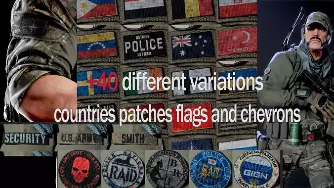 Military Patch Packs 