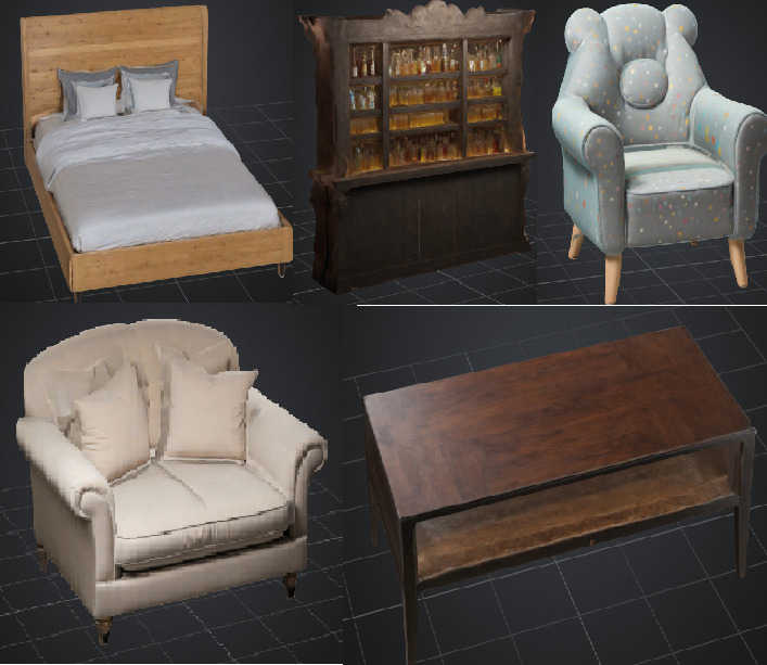 furniture models pack 30pcs  3D model_1