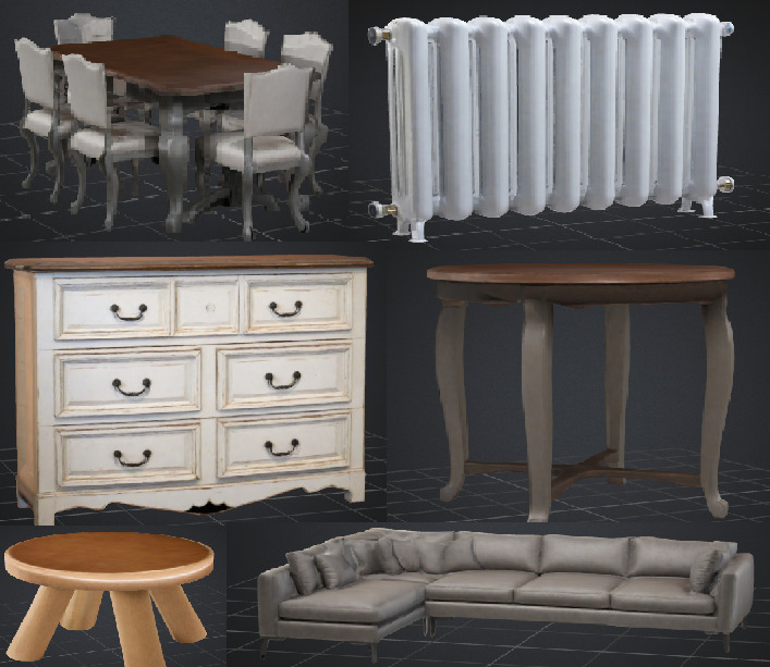 furniture models pack 30pcs  3D model_2