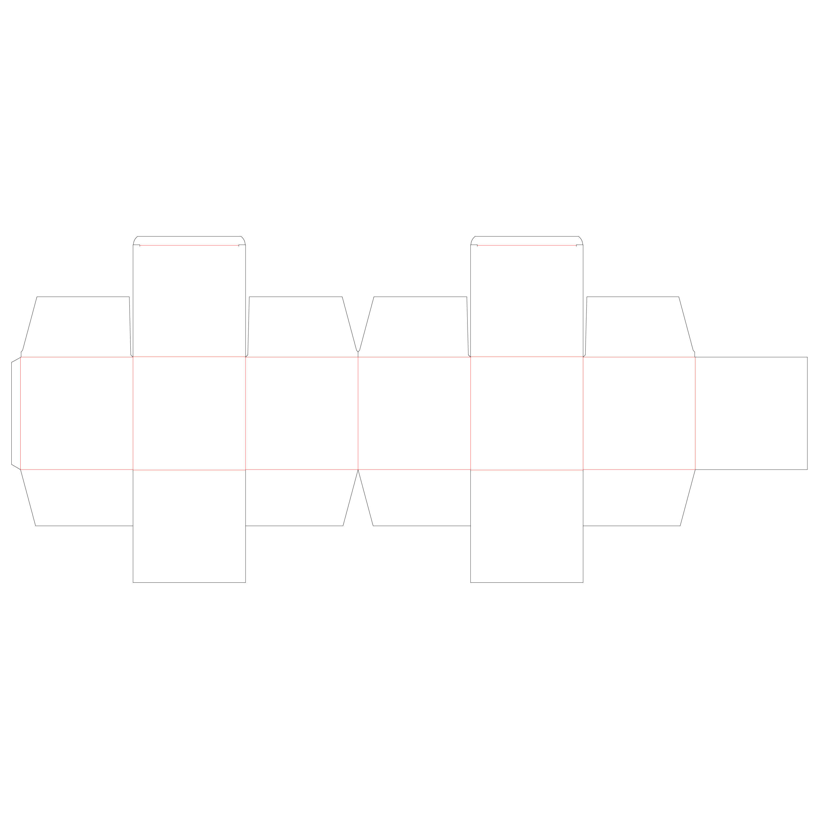 Double box packaging box 150x150x150mm Texture_10