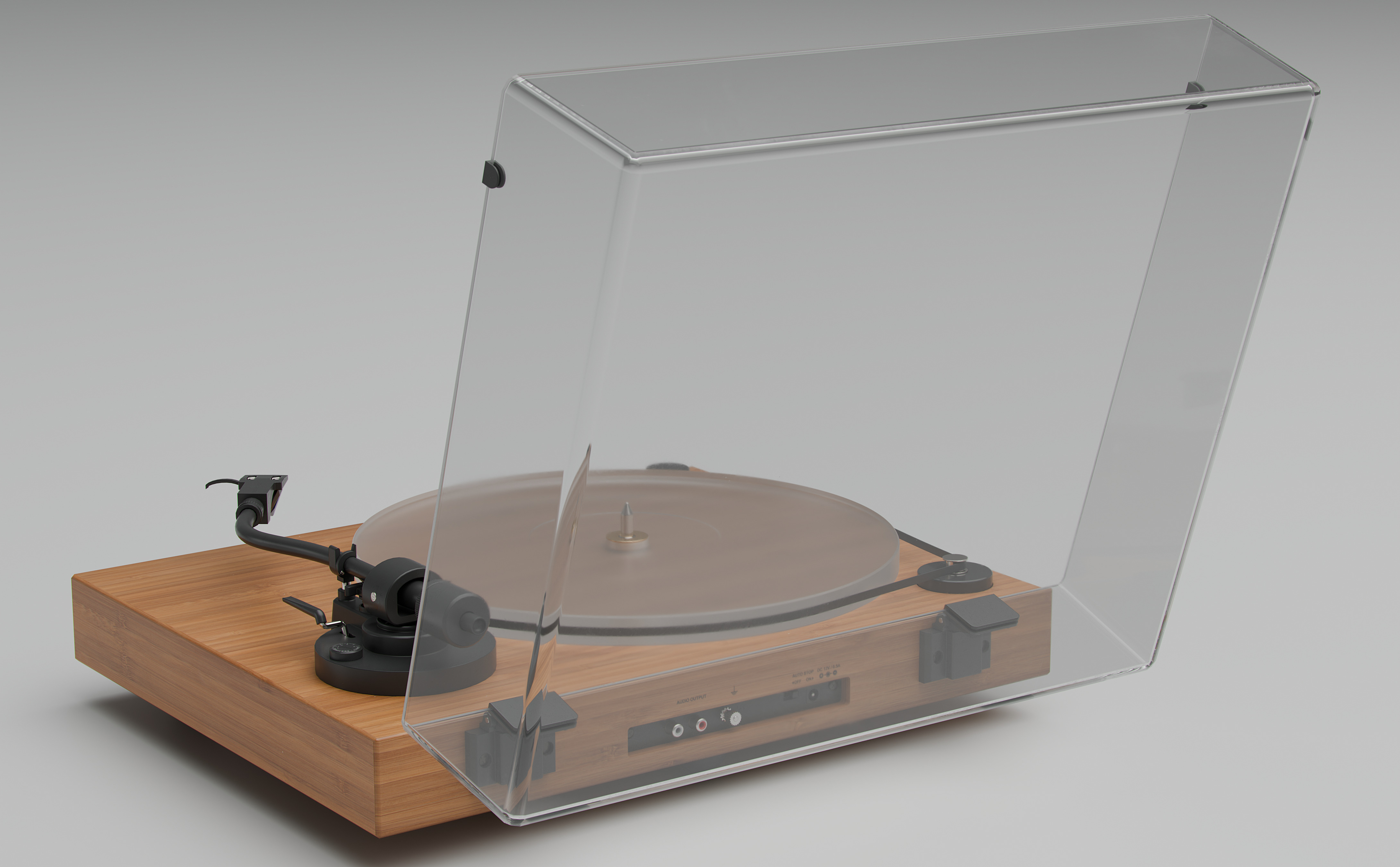 Real-time Record Player Turntable Low-poly 3D model Low-poly 3D model_5
