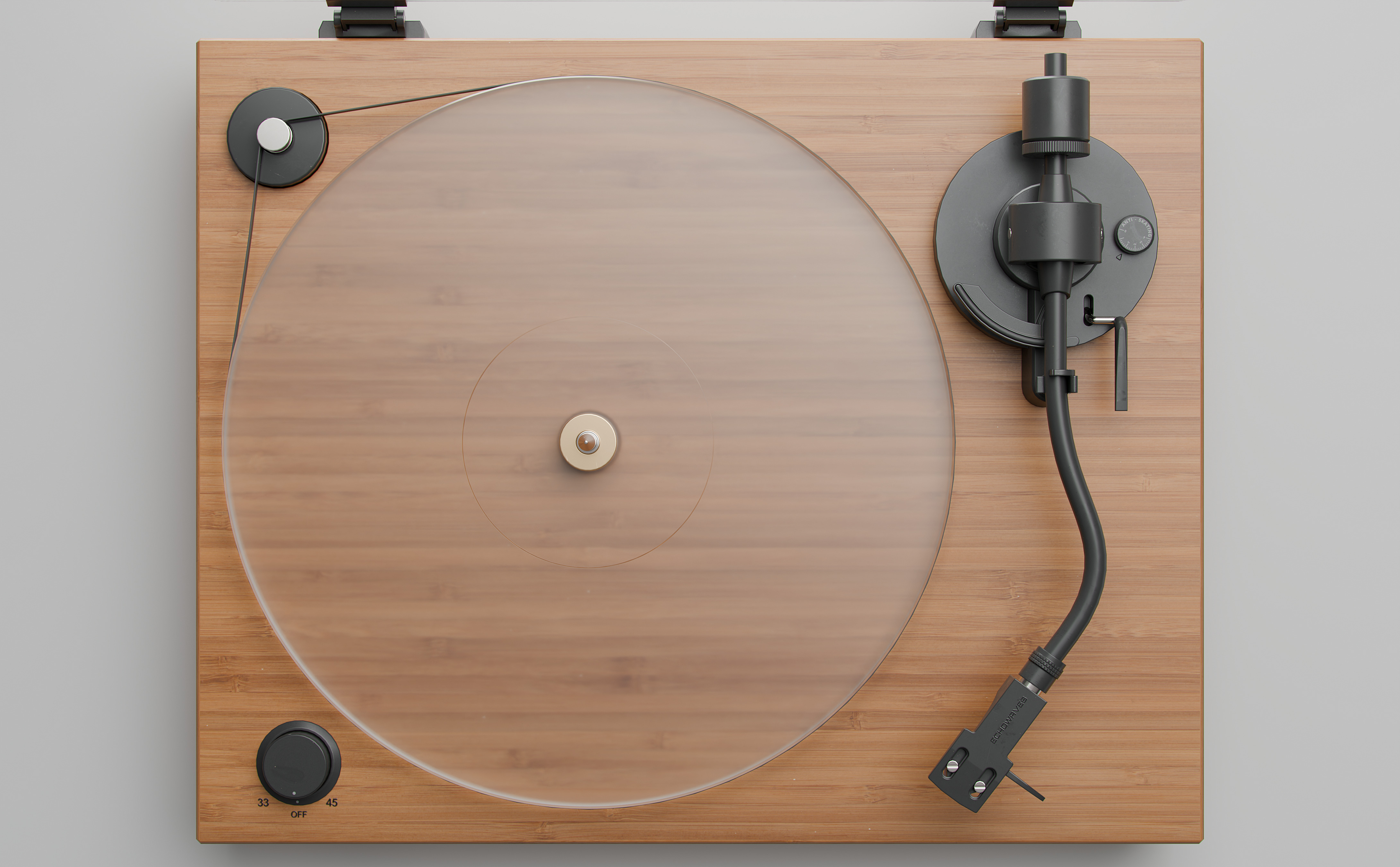 Real-time Record Player Turntable Low-poly 3D model Low-poly 3D model_8
