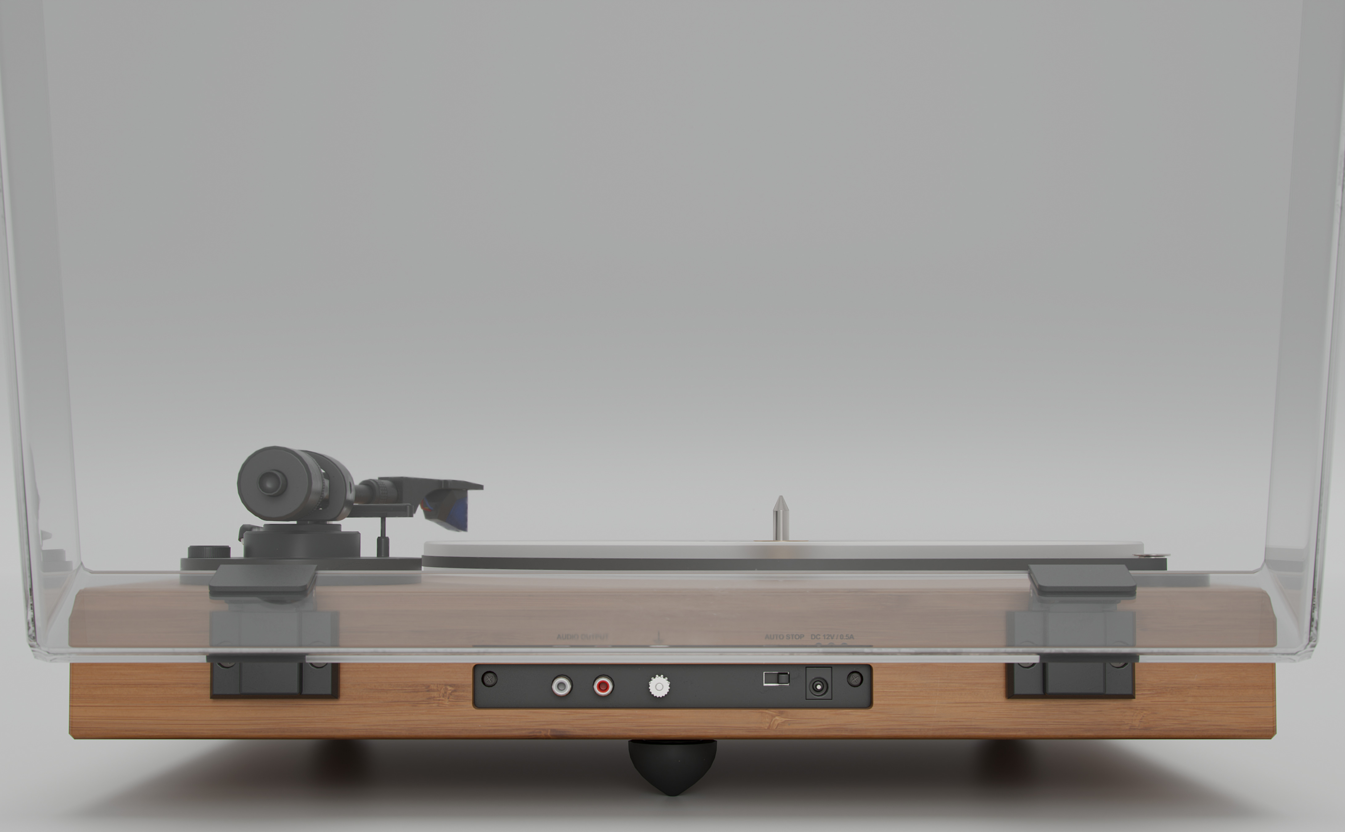 Real-time Record Player Turntable Low-poly 3D model Low-poly 3D model_3