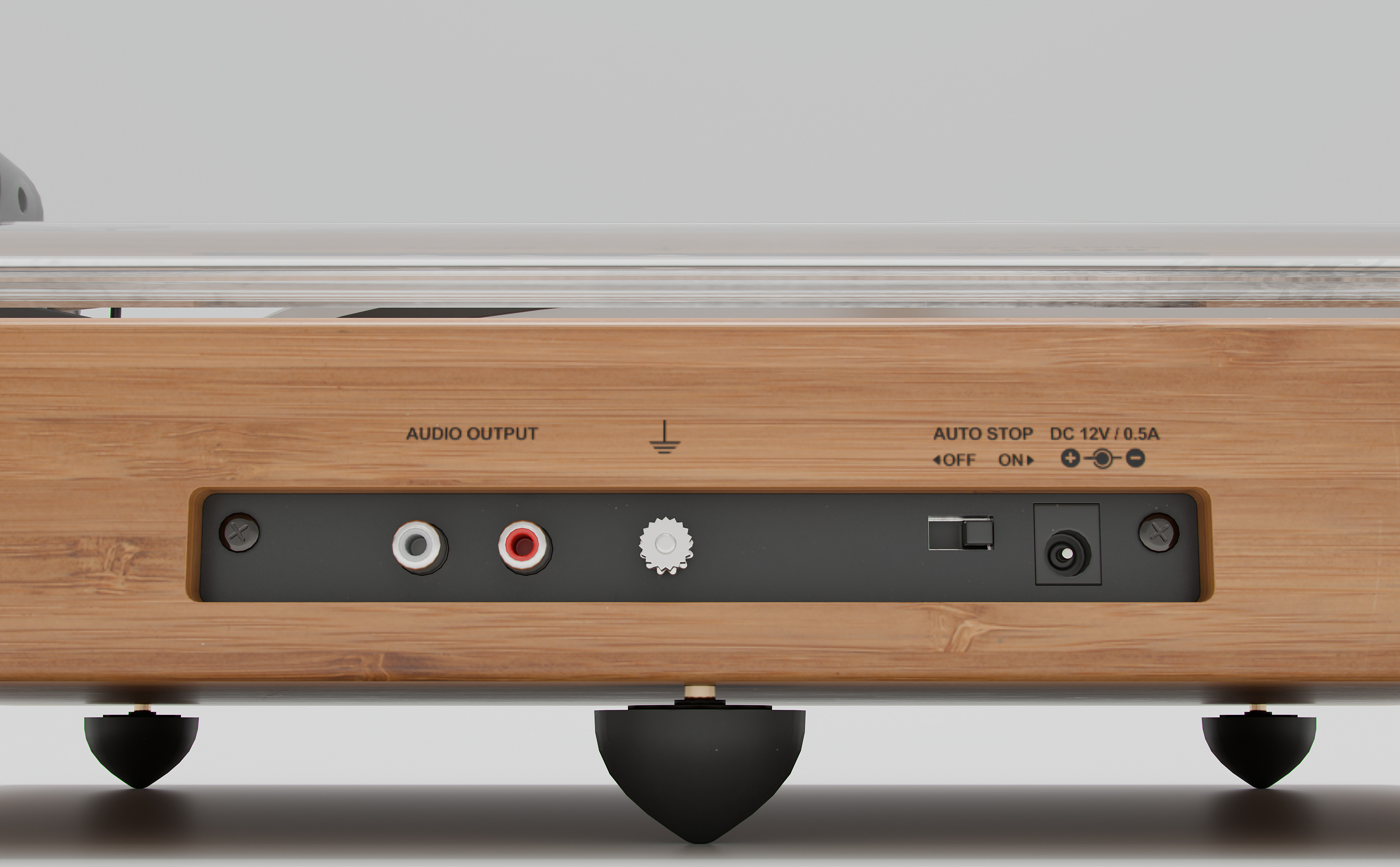 Real-time Record Player Turntable Low-poly 3D model Low-poly 3D model_4
