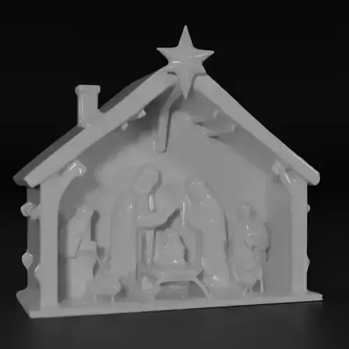 abstract nativity scene 2