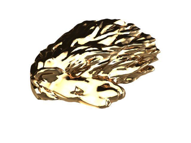 Head of lion 3D print model_8