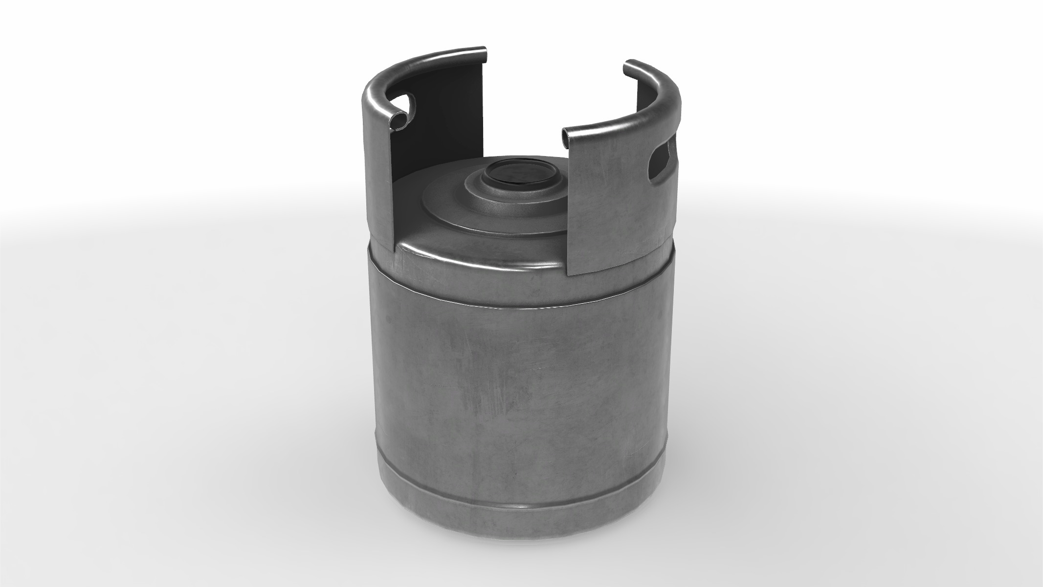 beer keg 01 3D model_2