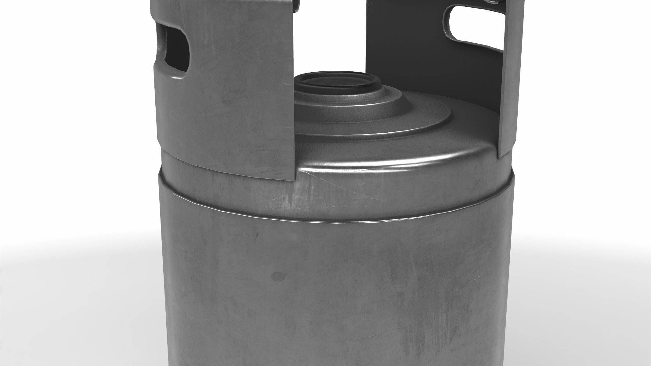 beer keg 01 3D model_4