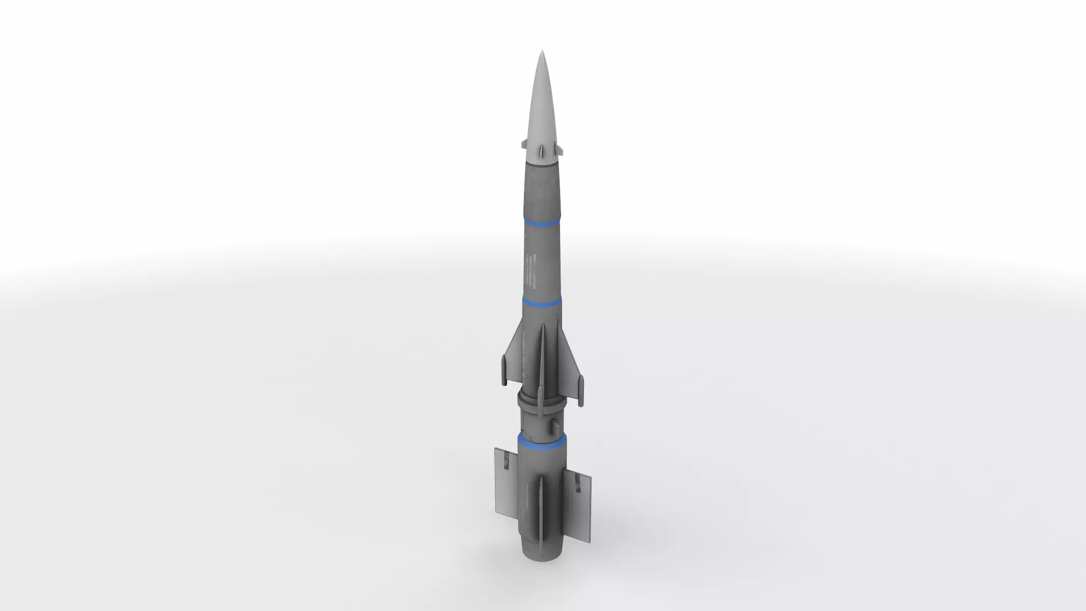 surface to air missile 3D model