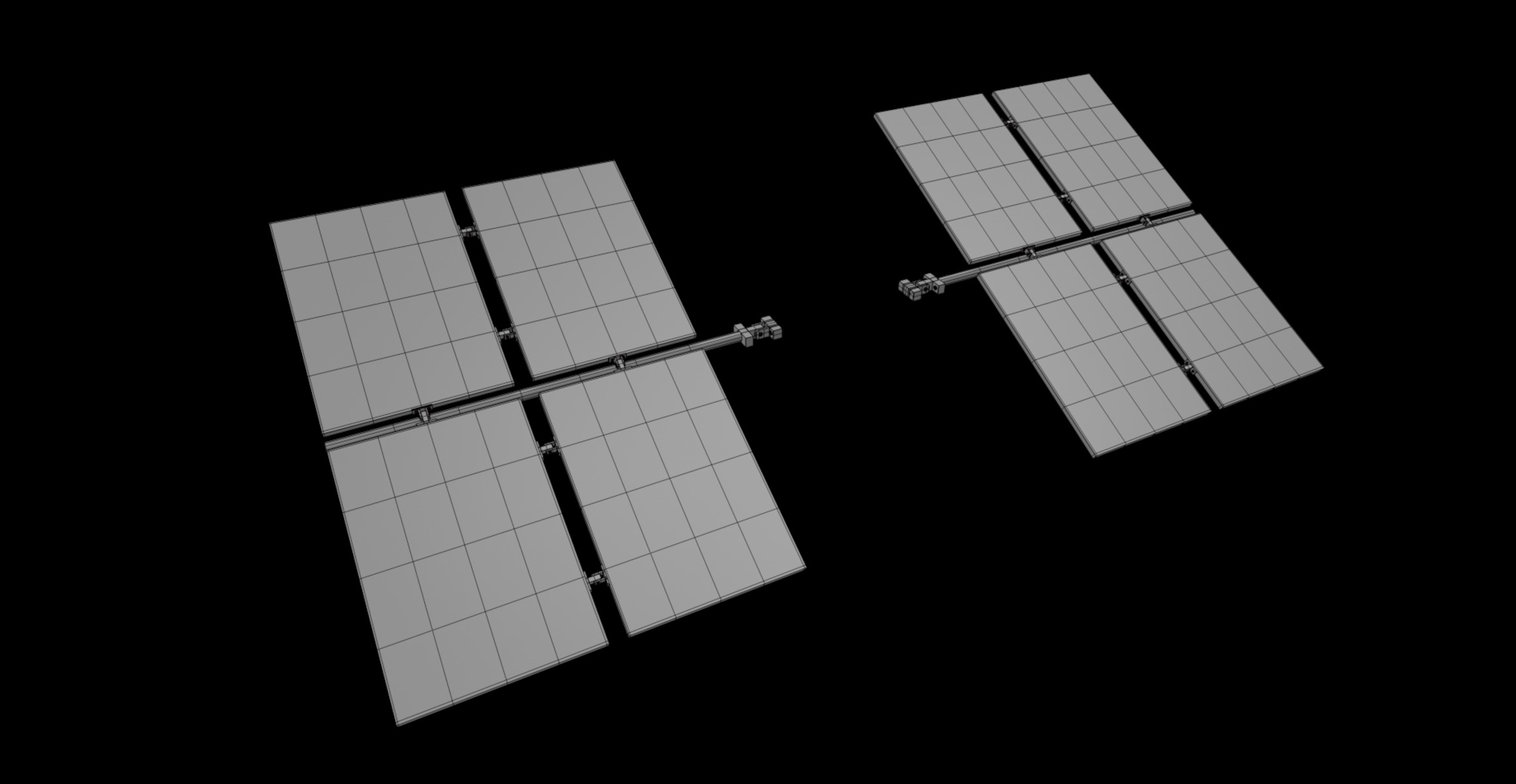 satelite solar panels 03 3D model_5
