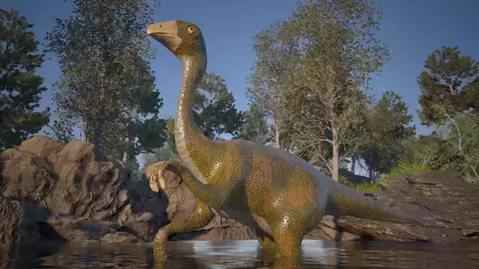 Dinosaur Struthiomimus