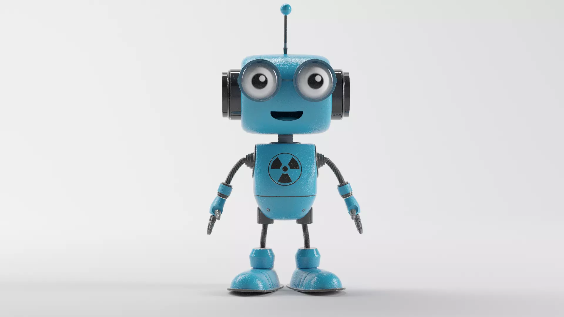 CLEVER ROBOT Low-poly 3D model_0