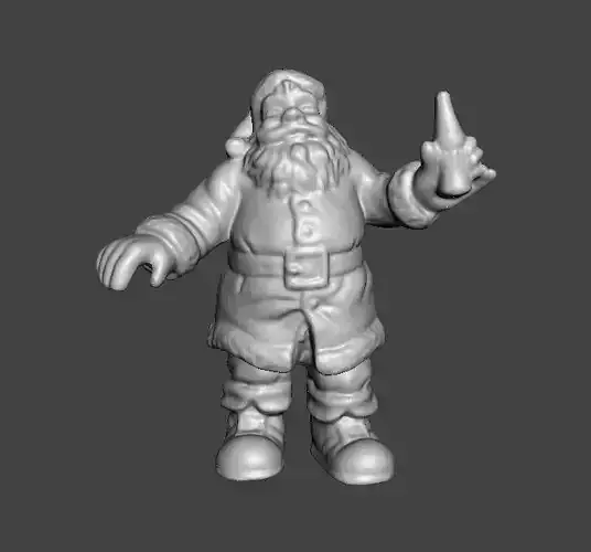 SANTA CLAUS COCA COLA CHRISTMAS VINTAGE FIGURE STATUE ORNAMENT 3D print model