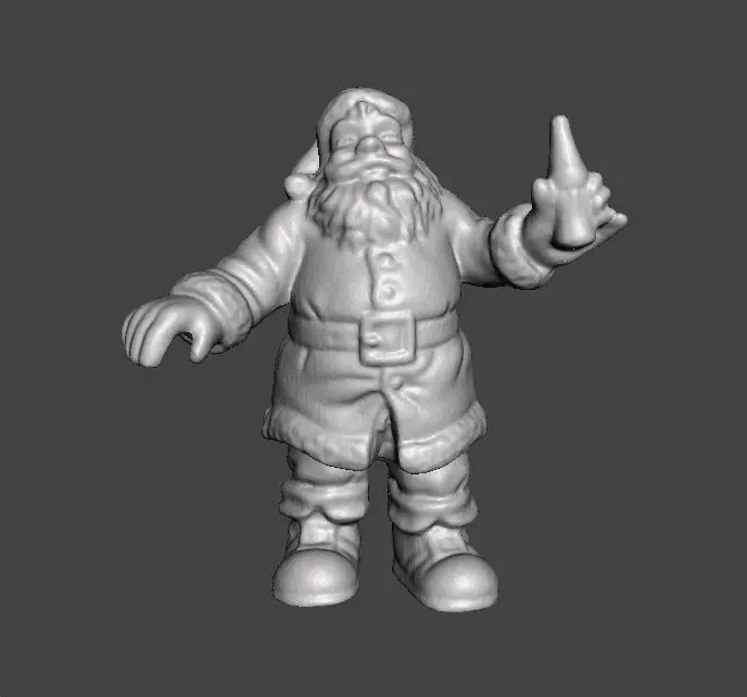 SANTA CLAUS COCA COLA CHRISTMAS VINTAGE FIGURE STATUE ORNAMENT 3D print model_0