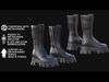 Boots 17 - All MH Bodies - UE5 Skeletons - Rigged Low-poly 3D model_1