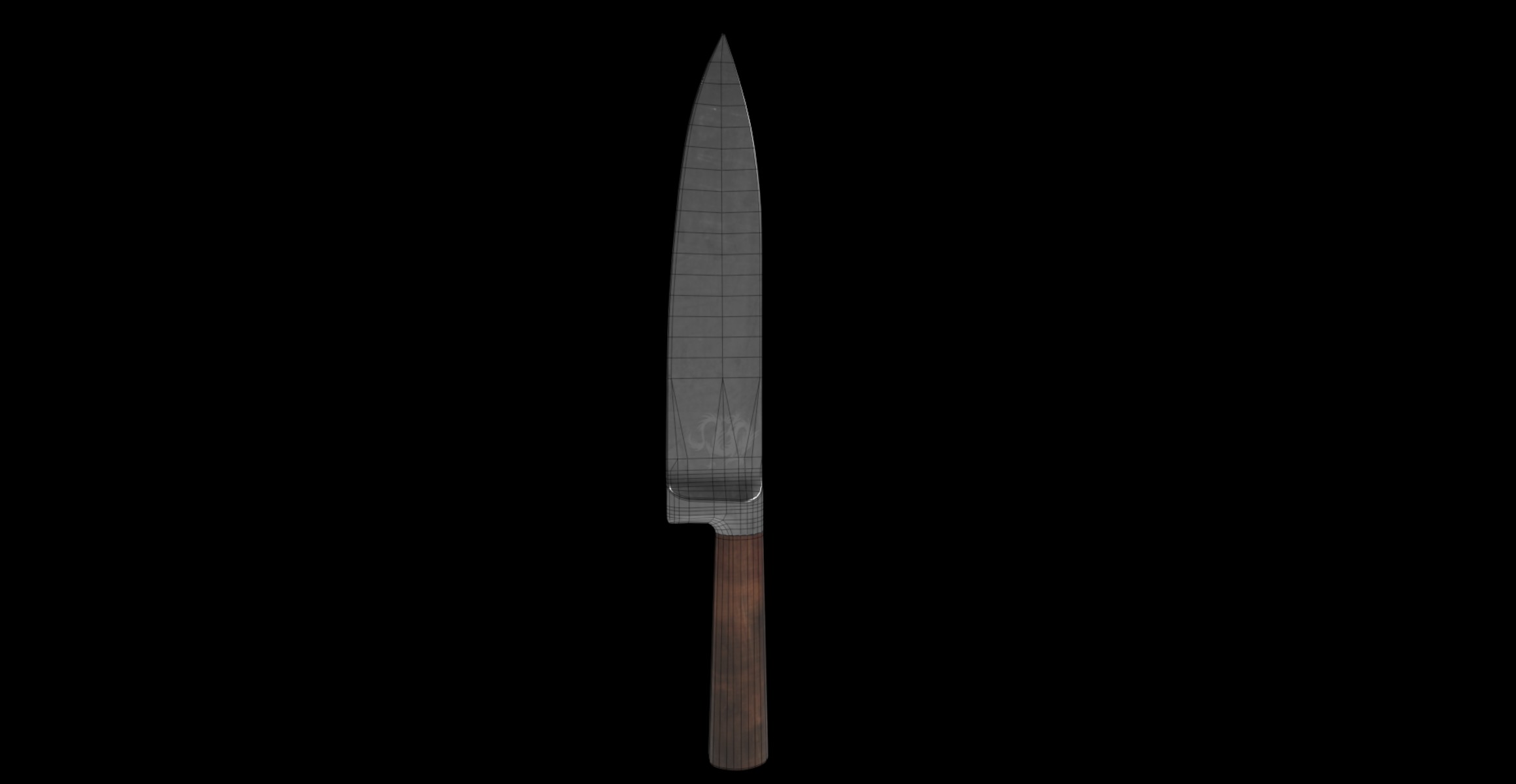 chef knife 02 3D model_5