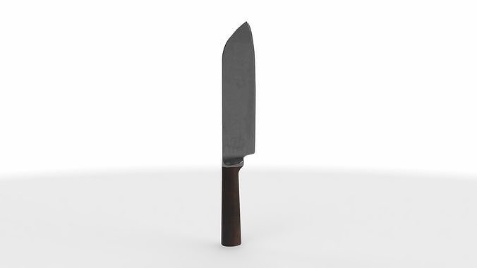 chef knife 01 3D model
