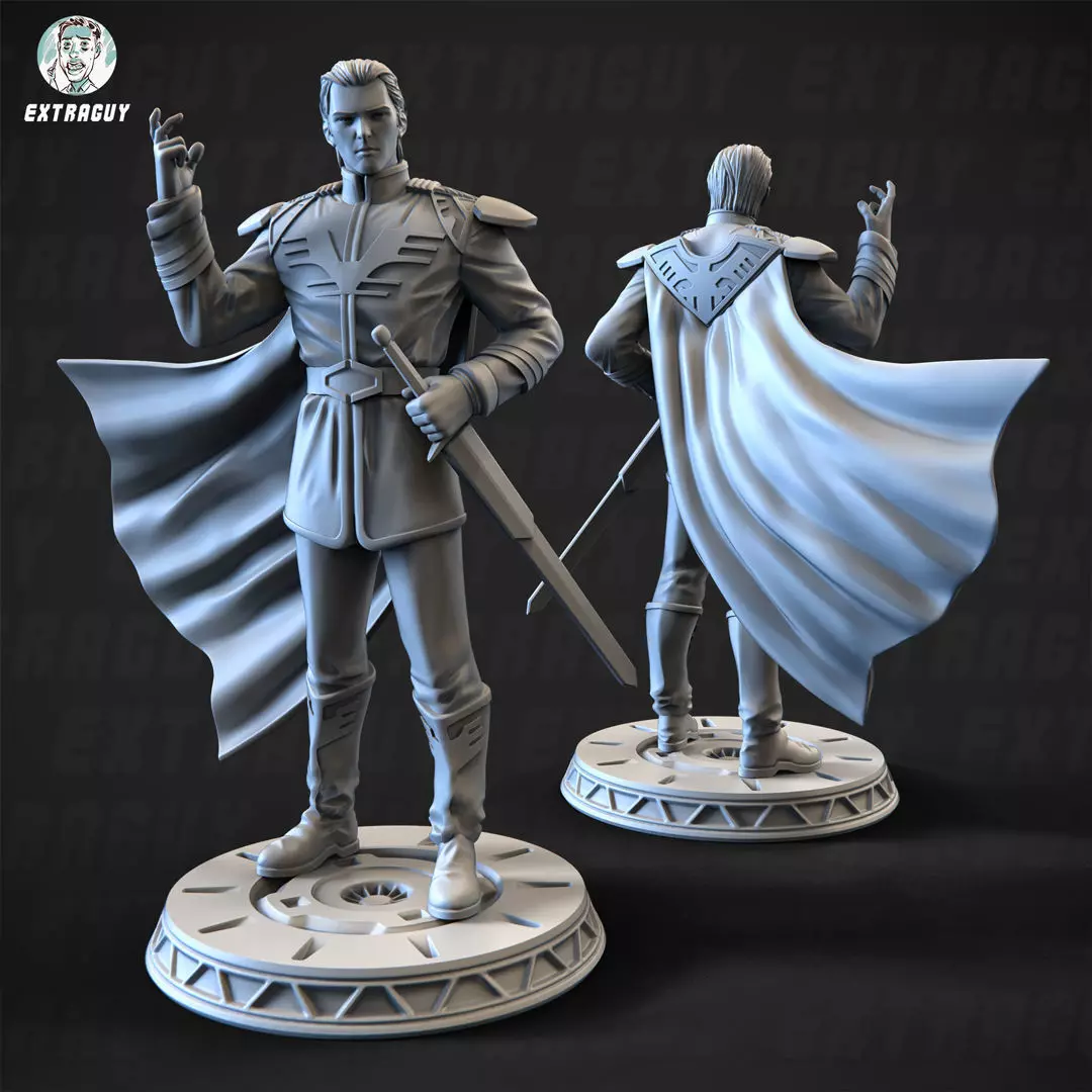 Tzar Aznable 120mm 32mm and 10mm 3D print model_0
